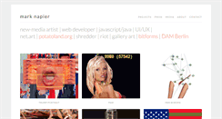 Desktop Screenshot of marknapier.com